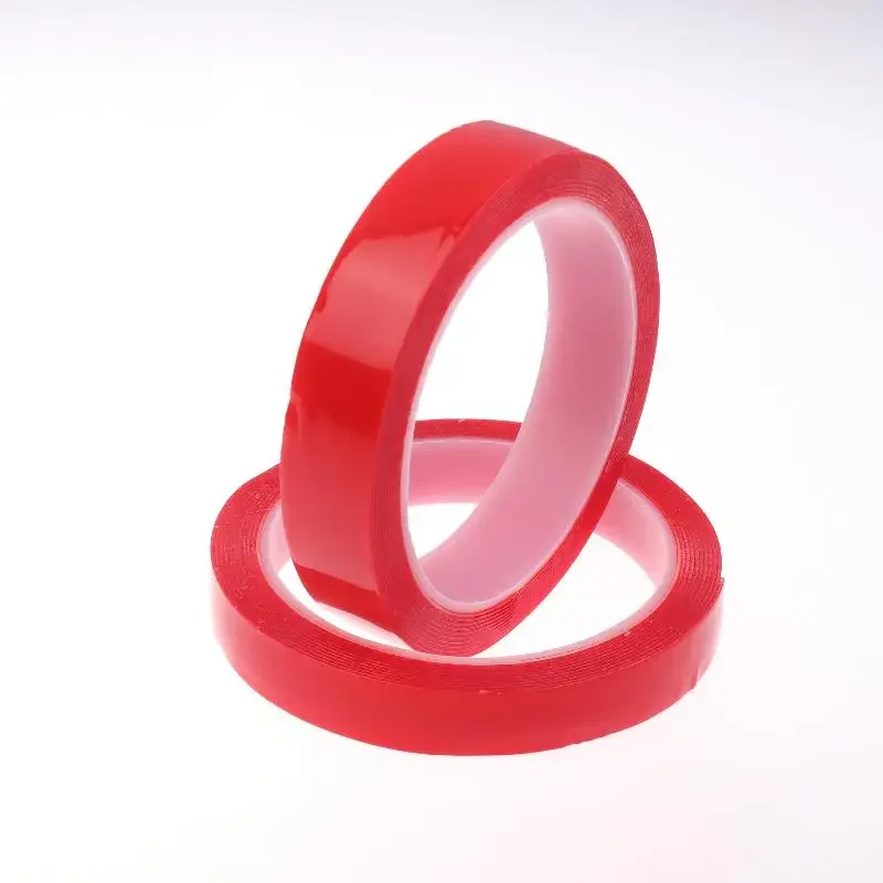 3Meter 10/20/30mm Width Transparent Tape Double Sided Tape Nano Tape Washable Adhesive Nano Traceless Sticker Glue Red