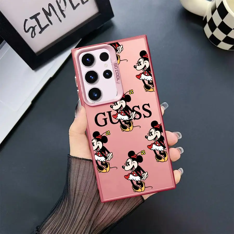 

Phone Case for Samsung Galaxy S22 Ultra S24Ultra S25 S21 S20 FE S25Plus S23 S24 FE Note 20 Ultra S20 Soft Shell Disney Mickey