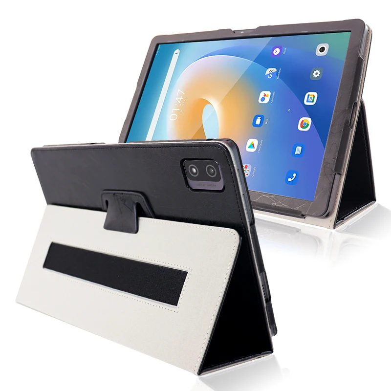 Funda con relieve para JUSYEA J10, cubierta magnética con correa de mano para tableta PC Android 11 DE 10,1 pulgadas