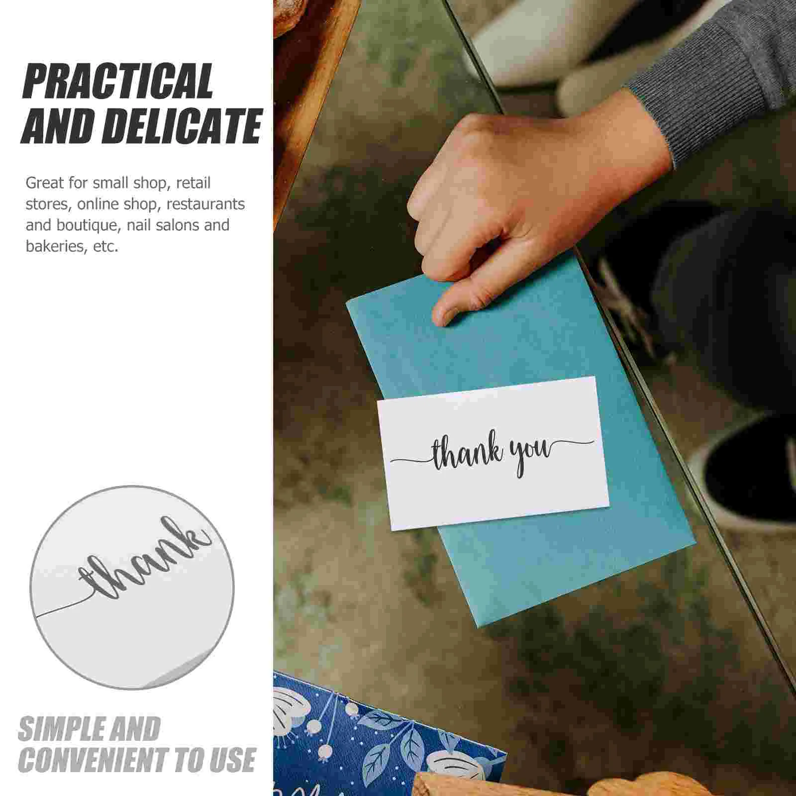 150 Pcs Gift Cards Thank You Present Bulk Accessories Accessory Small Flower for