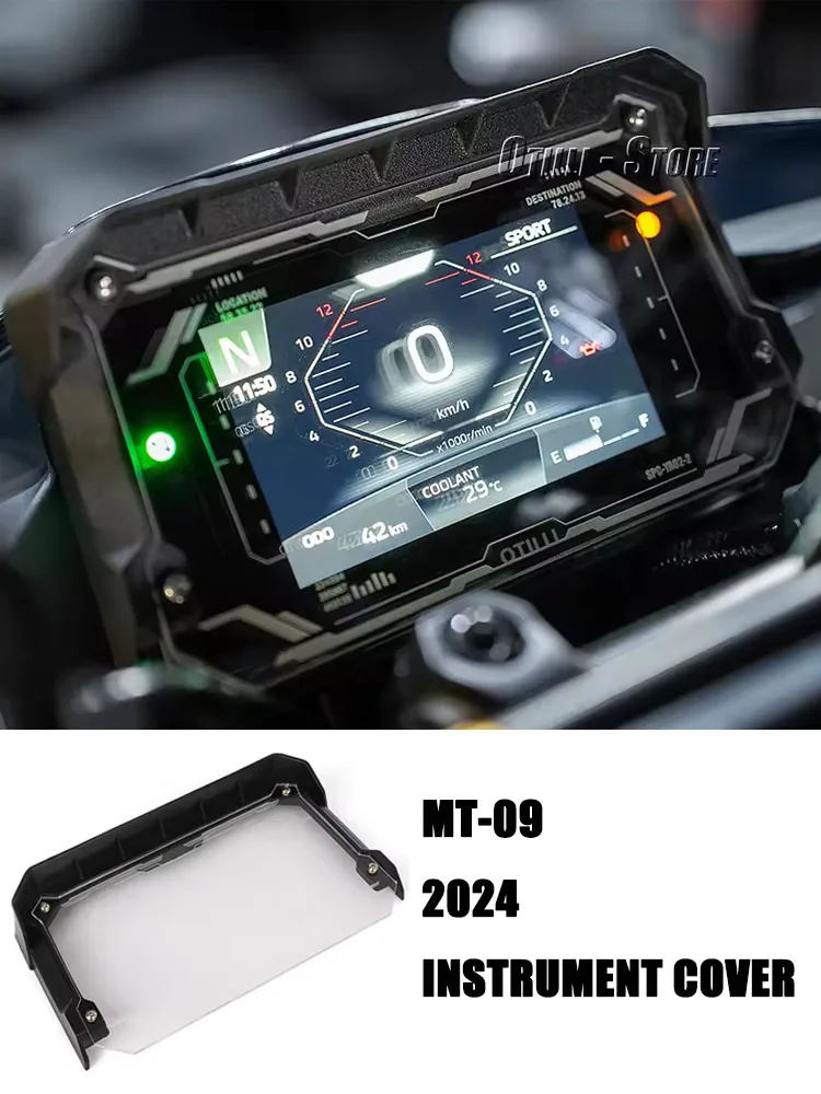 

Motorcycle Instrument Cover Speedometer Guard Case Gauge Odometer Tachometer protection For Yamaha MT-09 M T 09 MT09 2024 2025