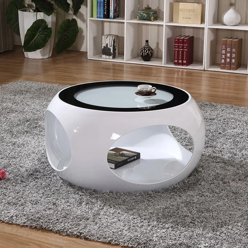 Living Room Fiberglass Furniture Fiberglass Round Ball Coffee Table