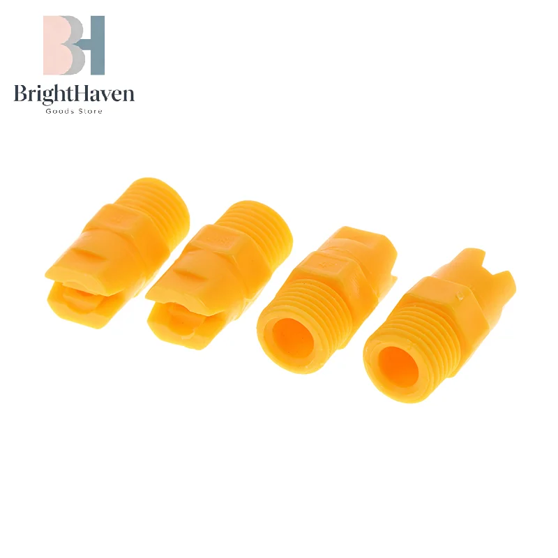 1Pc Plastic Vee Jet Flat Fan Cone Spray Nozzle 1/8" 1/4" 1/2" Industrial Factory Cleaning Dust Removal Nozzle B.H