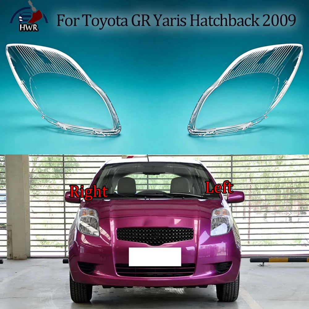 

Headlight Shell Headlamp Transparent Lampshade Cover Lens Plexiglass Auto Replacement Parts 2009 For Toyota GR Yaris Hatchback