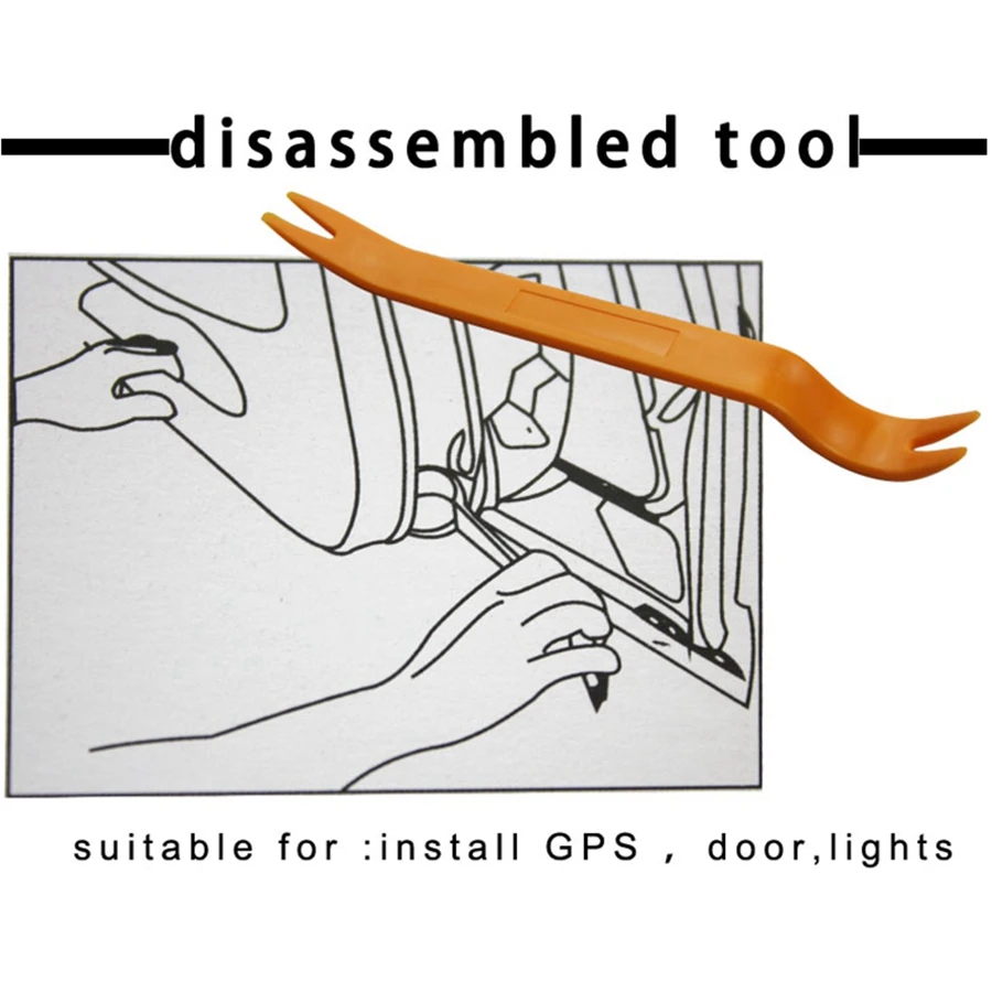 Auto Door Clip Panel Trim Removal Tools Kits Navigation Blades Disassembly Plastic Car Interior Seesaw Conversion Repair Tool