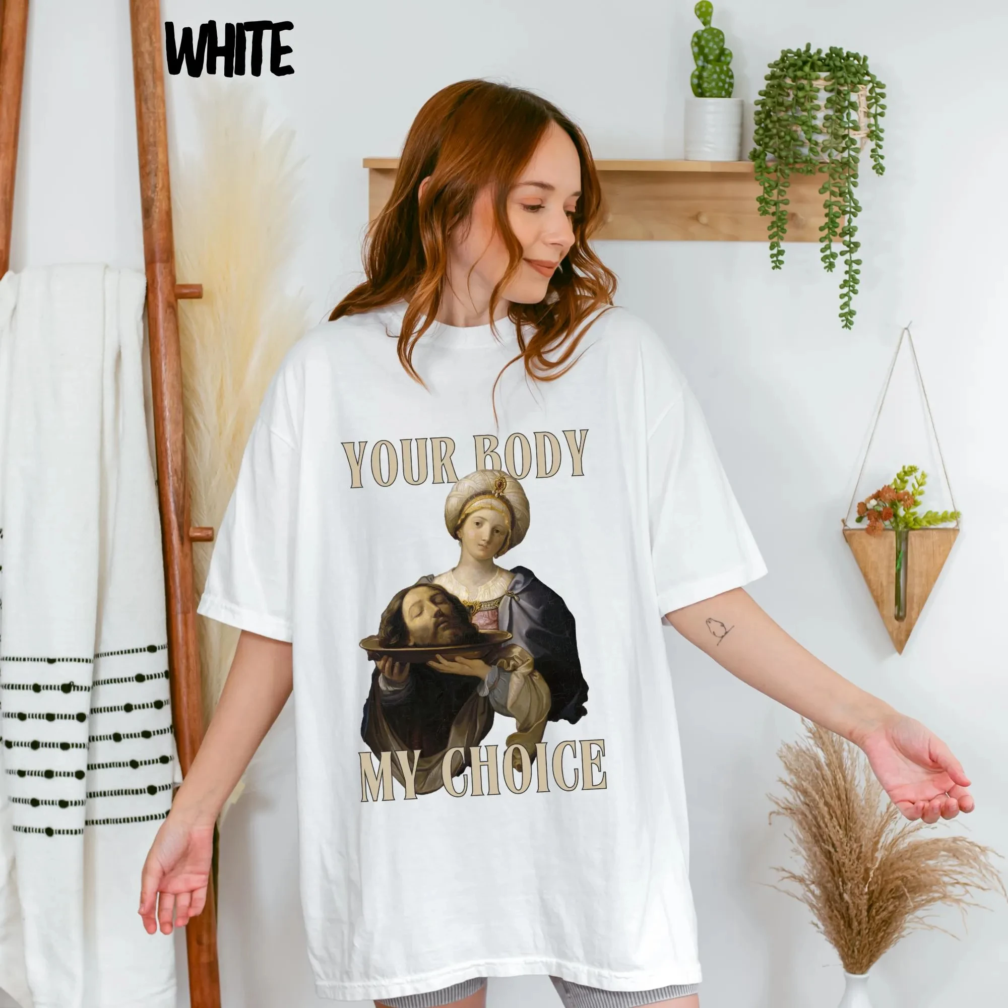 Your Body MY CHOICE Tee, Unhinge Feminist T-Shirt, 4B Movement Top, Raging Feminist Gift, Misandrist Tee, Political Statement