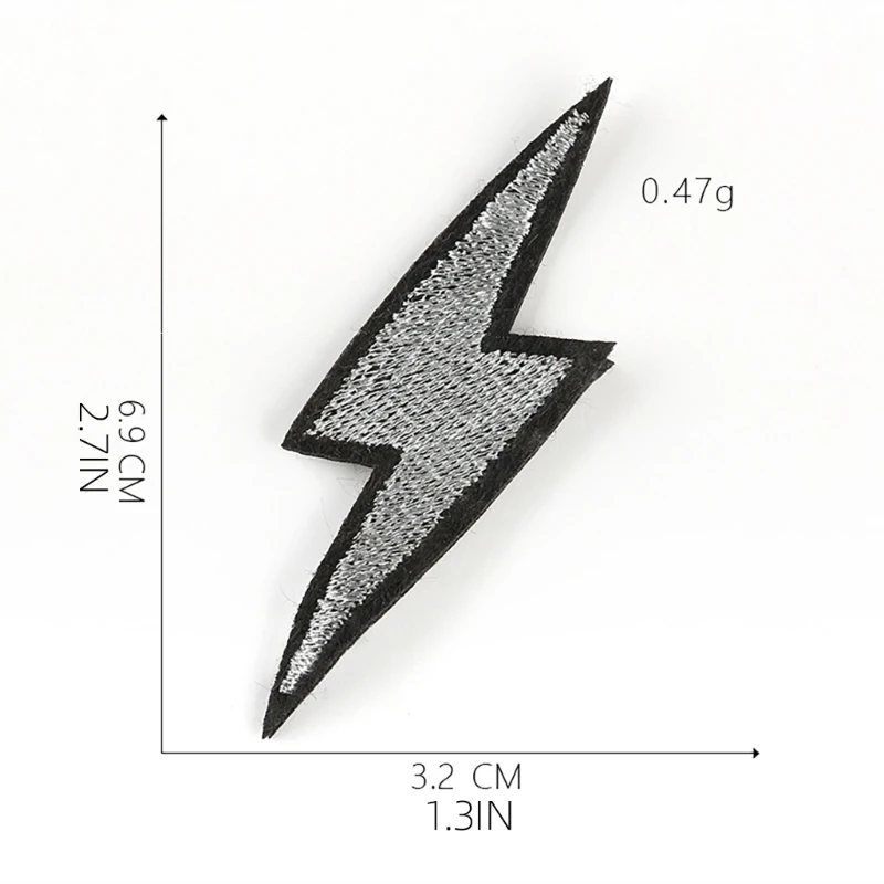 Appliques brodées repasser sur des patchs réparation