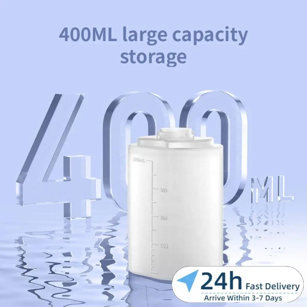 

400ml Automatic Hand Washer Wall Mounted Touchless Hand Soap Dispenser USB Charging 4 Levels Adjustable for Bathroom Kitchen