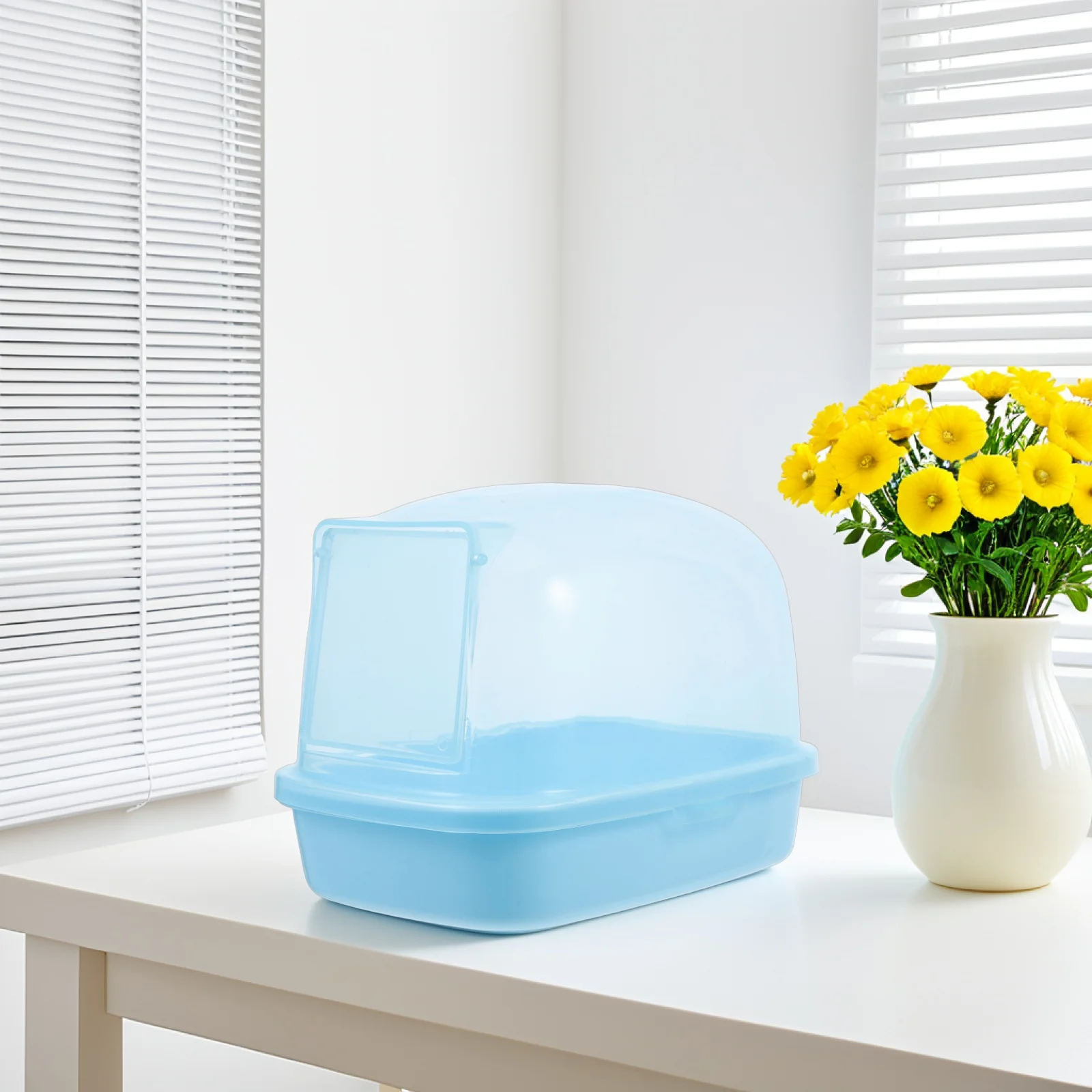 

Hamster Sand Bath Container Abs Multifunctional Sauna Room For Chinchilla Gerbil Mouse Small Pet Sand Bathroom Cage Hideout