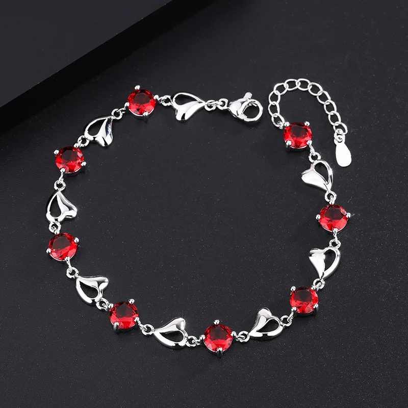 Clearance Sale at a Loss Handmade Heart-Shaped Bracelet Multi-Color Versatile New Women's Style