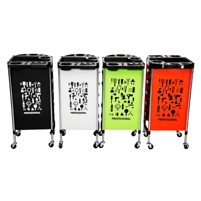 Beauty Salon Tray Trolley Hair Perm Dyeing Trolley Hair Salon Tool Cart Barbershop Five-layer Storage Storage
