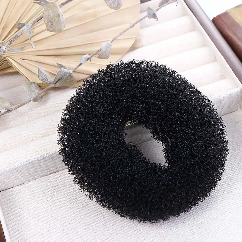 Foam Sponge Easy Big Ring Meatball Head Bird's Nest Bun Maker Women Hair Ring Korean Style Ponytail Holder Hairstyle Tools