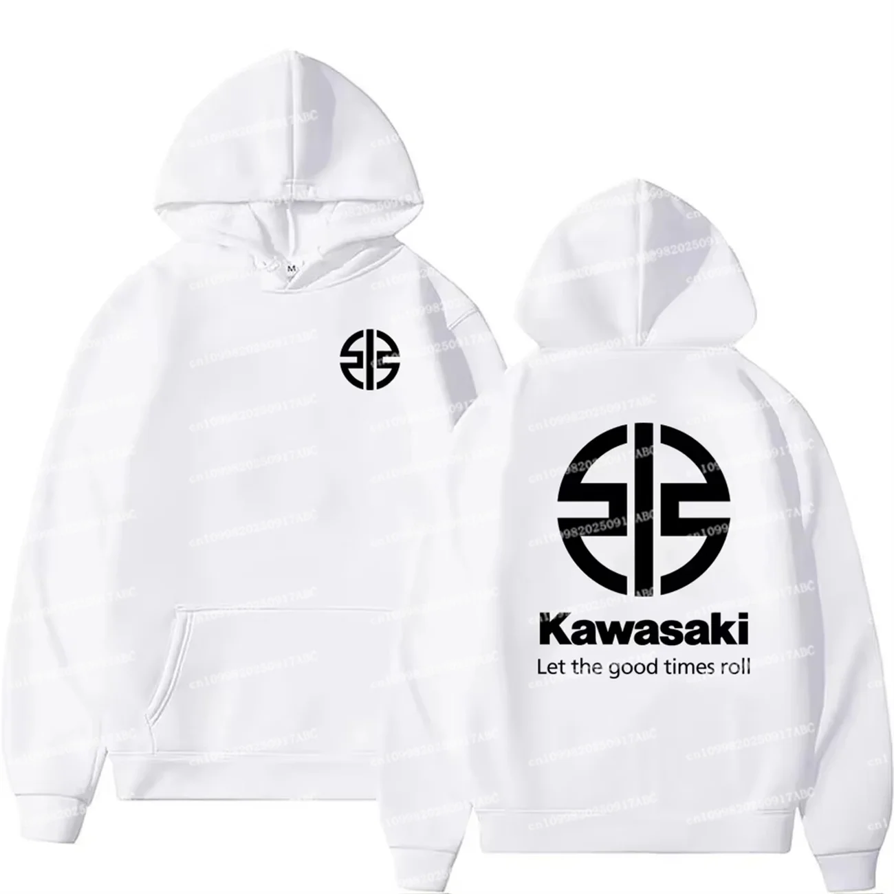 (كاواساكي) كاواساكي هوديي الرجال الربيع والخريف المتطرفة الرياضة هوديي المرأة هوديي البلوز غير رسمي زوجين الشارع البلوز #3