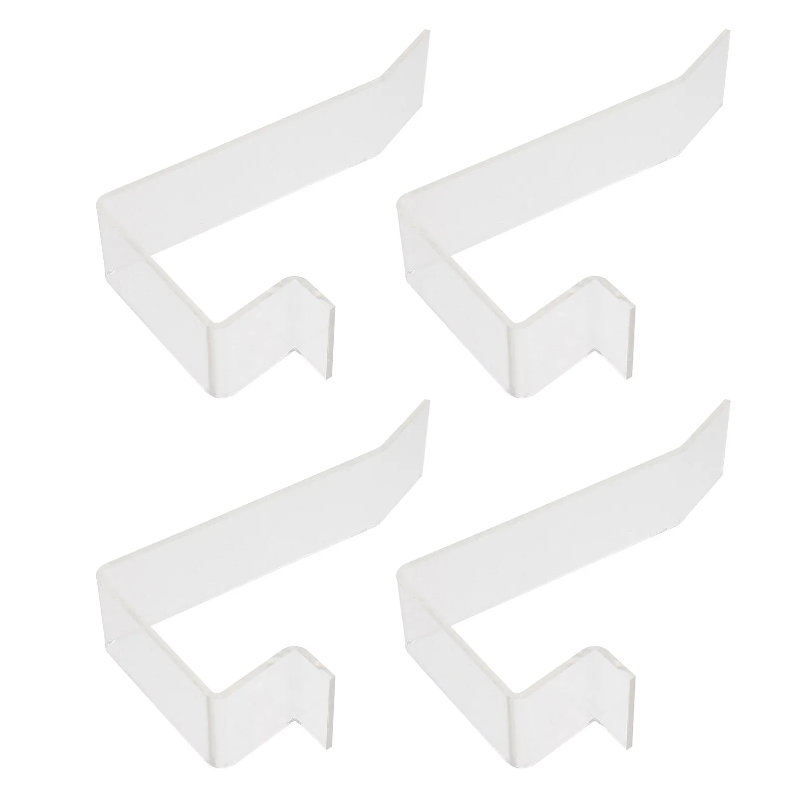 4Pcs Shoe Display Stand Acrylic Shoes Rack Clear High Heel Display Rack Sneaker Stand Store Shoes Holder Acrylic Shoe Shelf