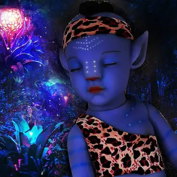 Realistic Luminous Avatar Reborn Baby Kids Toys Baby Room Decoration Accessories Lifelike Reborn Avatar Baby Doll Kids Gift