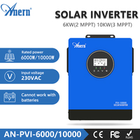 6KW 10KW MPPT Solar Inverter 220V 230V 240V 10000W 6000W Off/On Grid Pure Sine Wave Inverter Home Solar Charge Controller