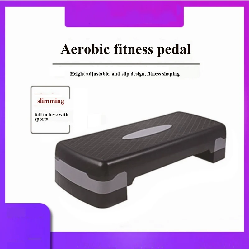 Plataforma de Step Aeróbico de 27 Pulgadas para Ejercicio, Yoga y Gimnasio en Casa, Equipo de Step Rítmico para Fitness y Ejercicio