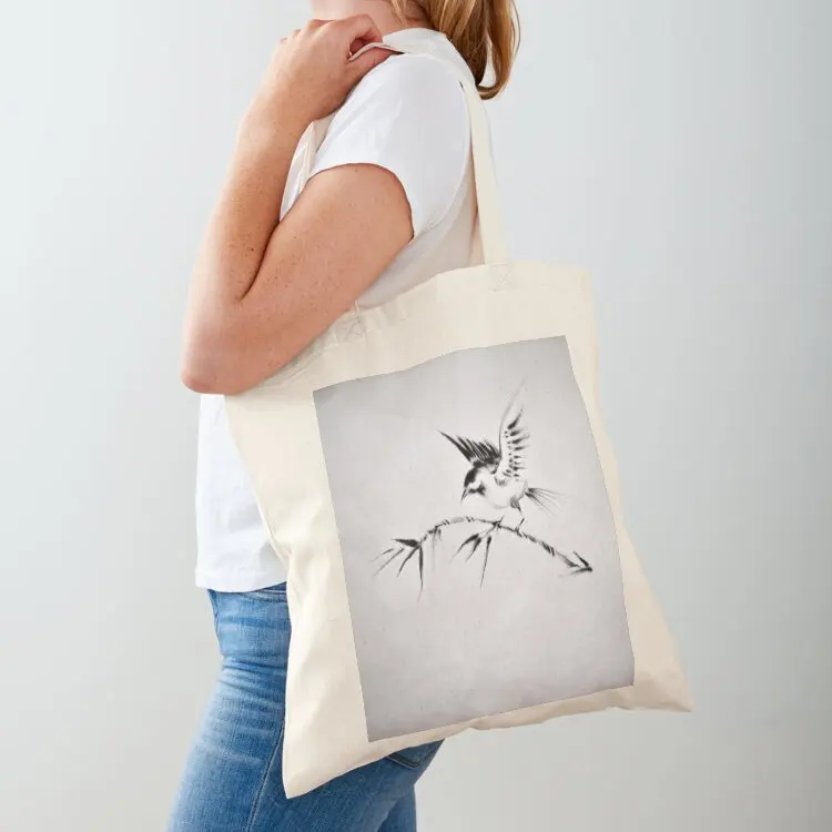 

Bird on a bamboo Tote Bag reusable shopping bag bags for women Cloth bags Gift bag