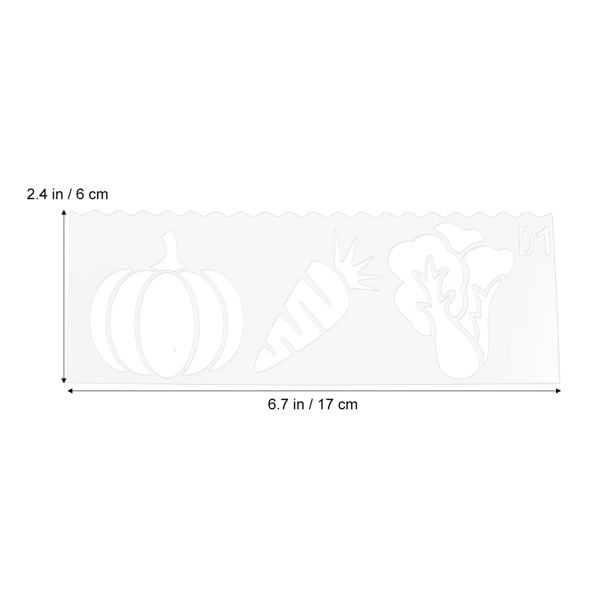 32Pcs Leaf Flower Vegetable Painting Stencils Plastic Hollow DIY Templates Drawing Sets Educational Use for