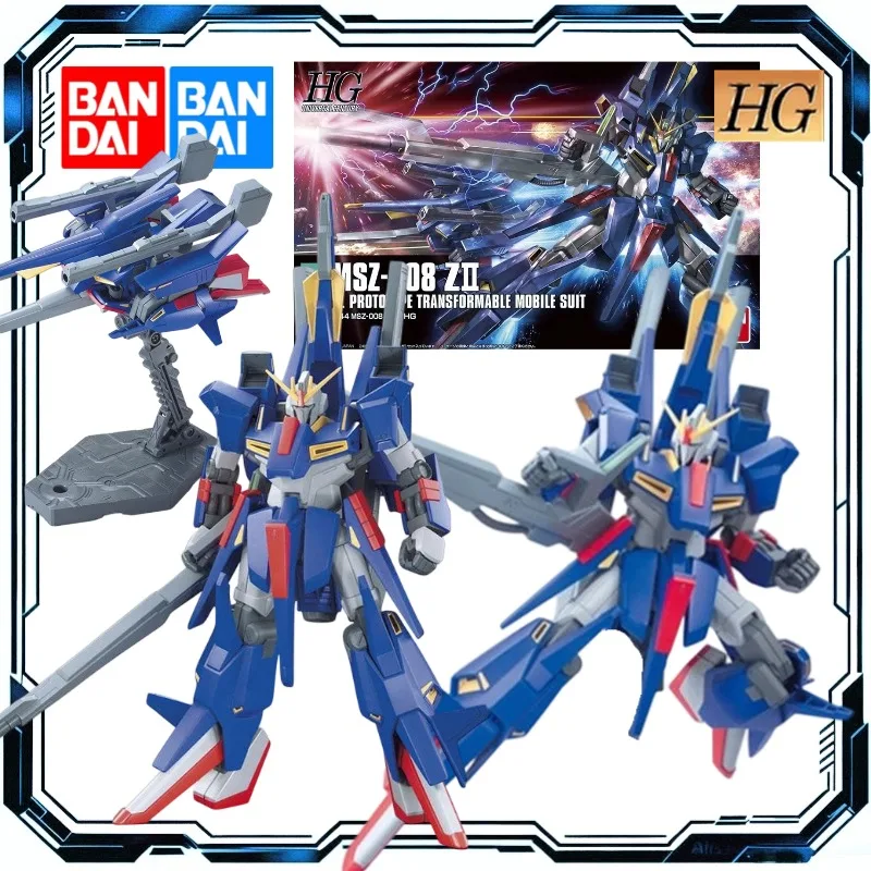 

Bandai HGUC 1/144 No.186 ZII Zeta II Gundam Transformable Assembly Model Action Figure Toys for Boys Girls Kids Gift Collectible