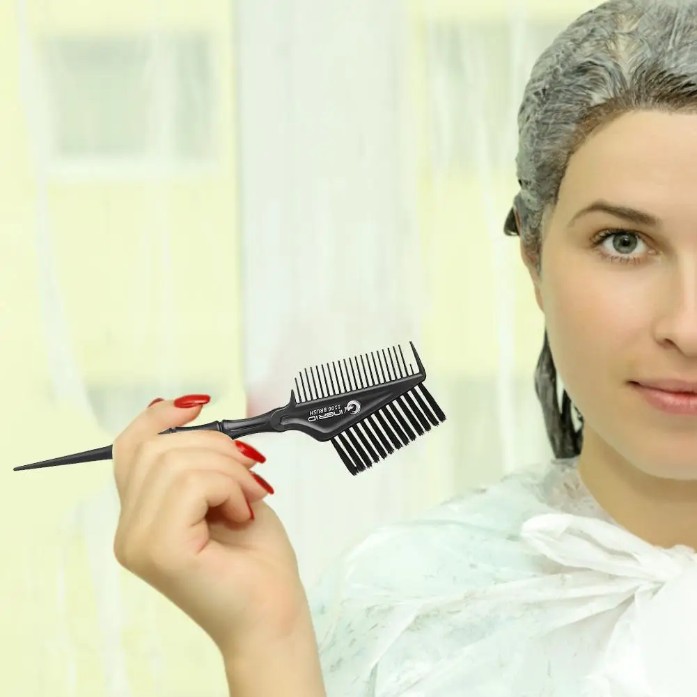 

DIY Styling Barber Hairdressing Hair Dye Coloring Comb Salon Tinting Hair Brush Hairstyle Salon DIY Hair Styling Tool