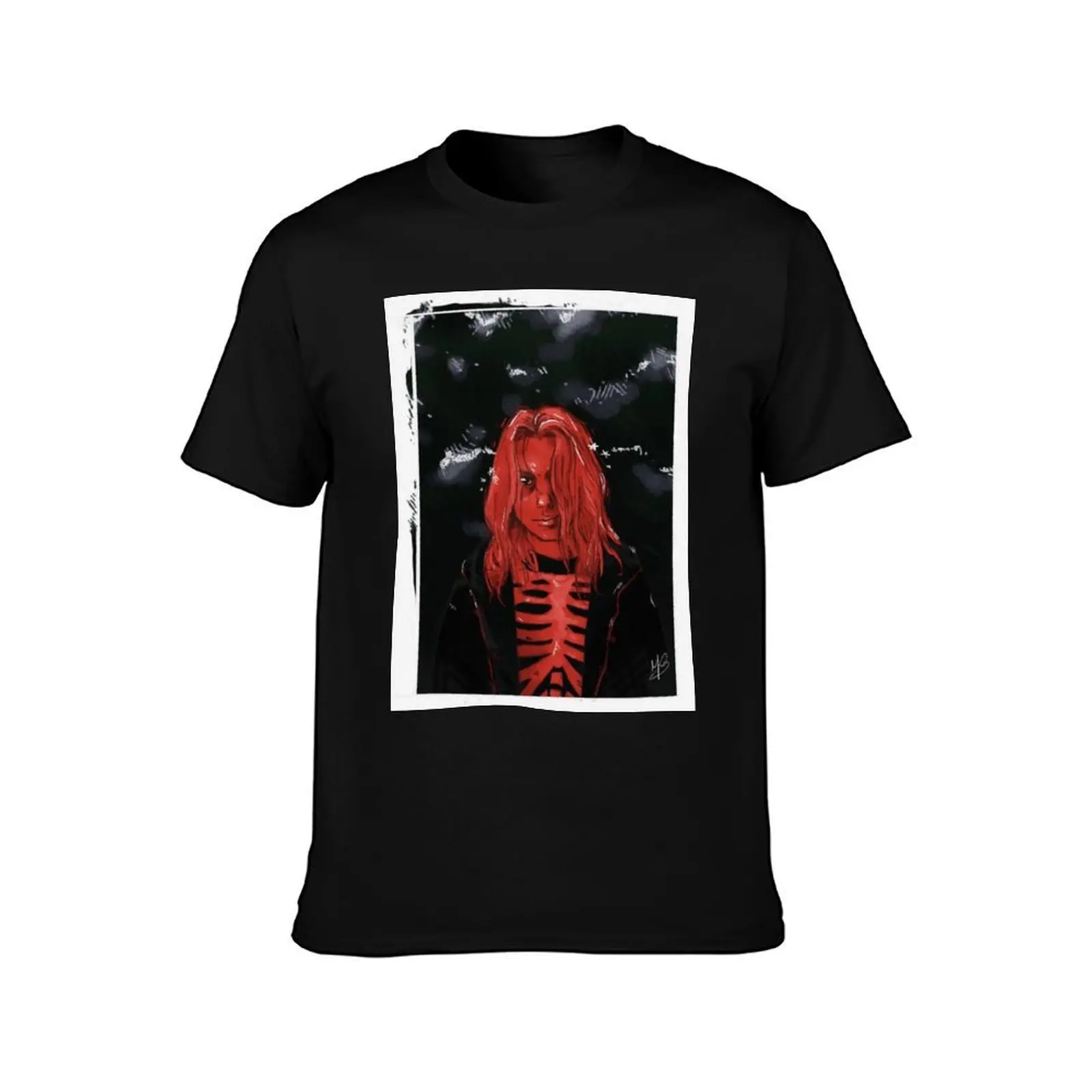 Phoebe Bridgers Drawing T-Shirt, Summer Casual Cotton Tee, Oversized Streetwear Tops, Vintage Graphic Print, Unisex Men Women