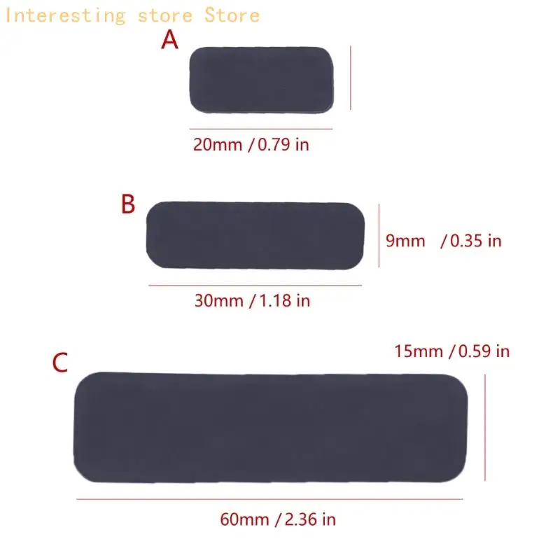 10 stücke Füße Pad Spiel Controller Tastatur Maus Anti Slip Silikon Matte Dämpfung Fuß Pads für Laptop Möbel 55KC – Detail 6
