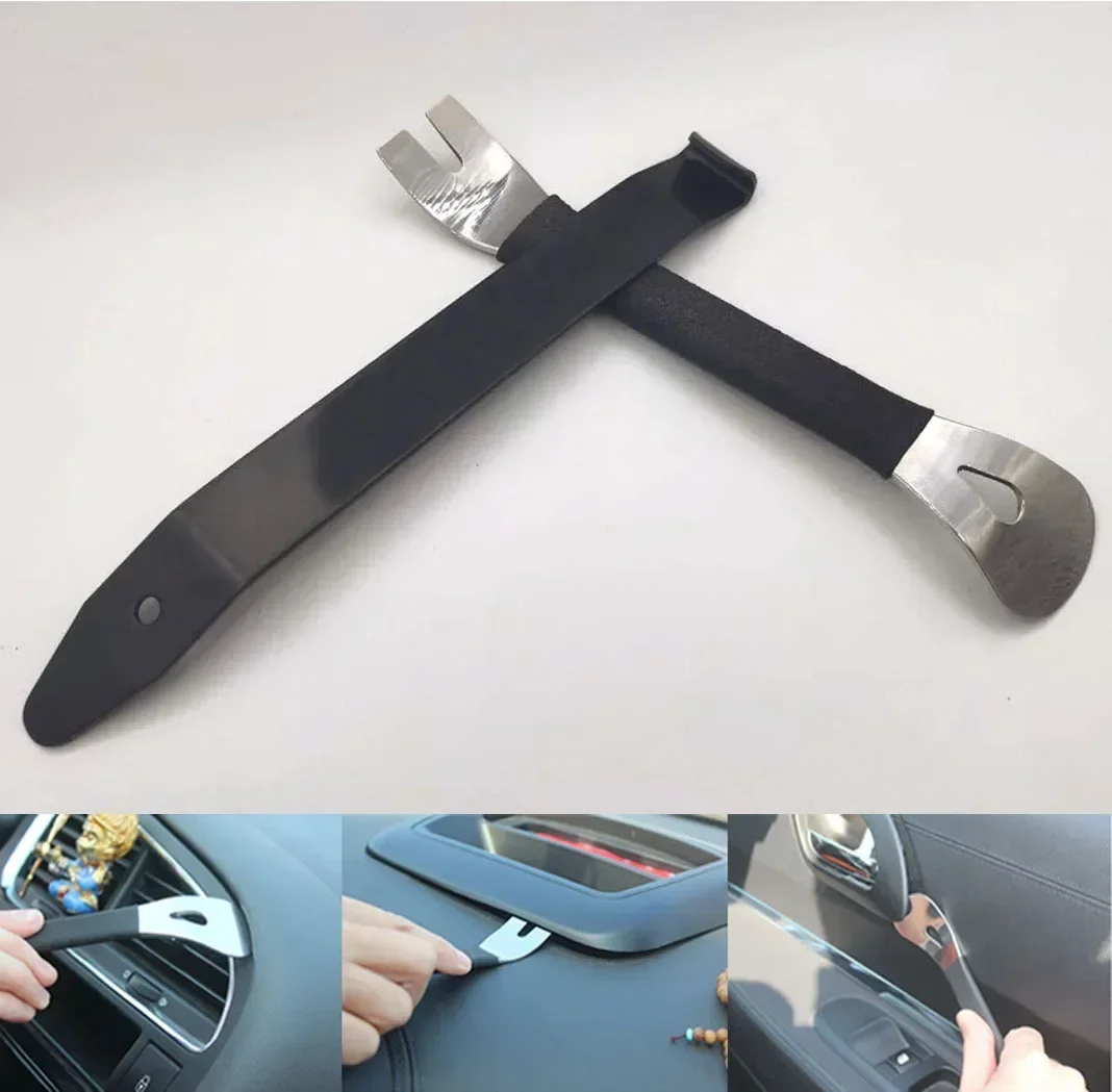 Car Audio Disassembly Tool Stainless Steel PryClip Rocker Crowbar Bar Door Panel Disassembly Pry Panel Interior