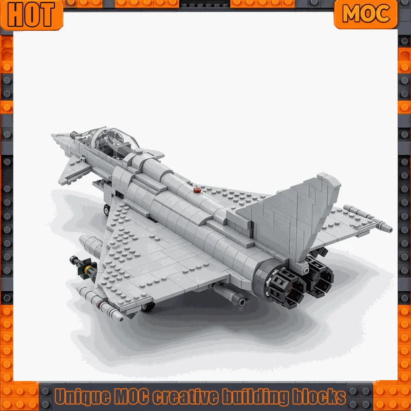 1429PCS Twin Engine Delta Wing Fighter Jet Plane Model Building Blocks MOC Custom Puzzle DIY Assembly Creative Toy Gifts Ideas