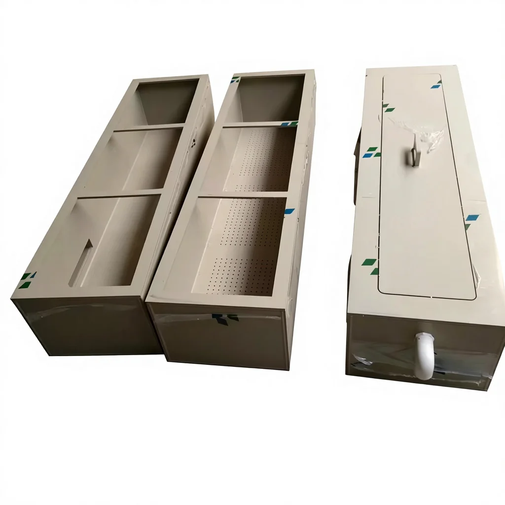 Manufacturer Produces PP Plastic Fish Pond Filter & Drip Box Wholesale Production 5+ Year Warranty 150x40x30cm