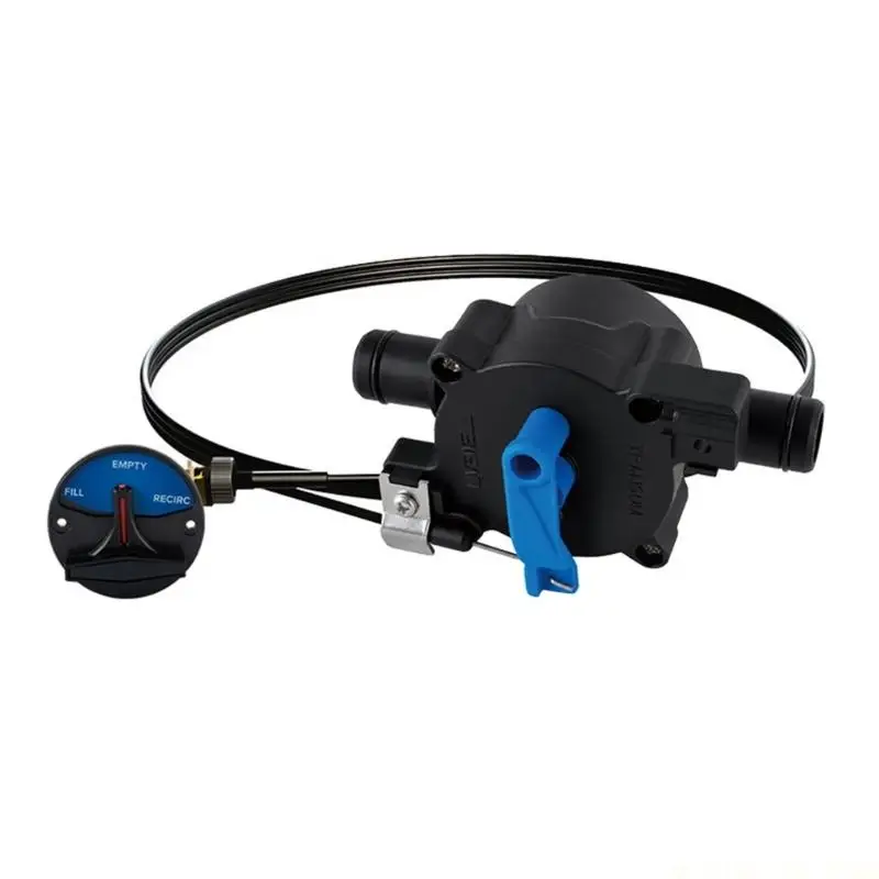 J0MA Boat Livewell Water Control System with Corded Panel for Boat Care