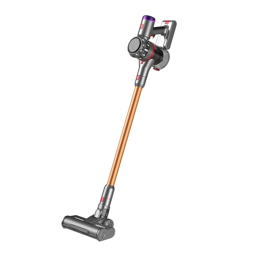 160w 0.6L 12kpa cordless vacuum cleaner new style dc motor lcd display and stand brush without hand support