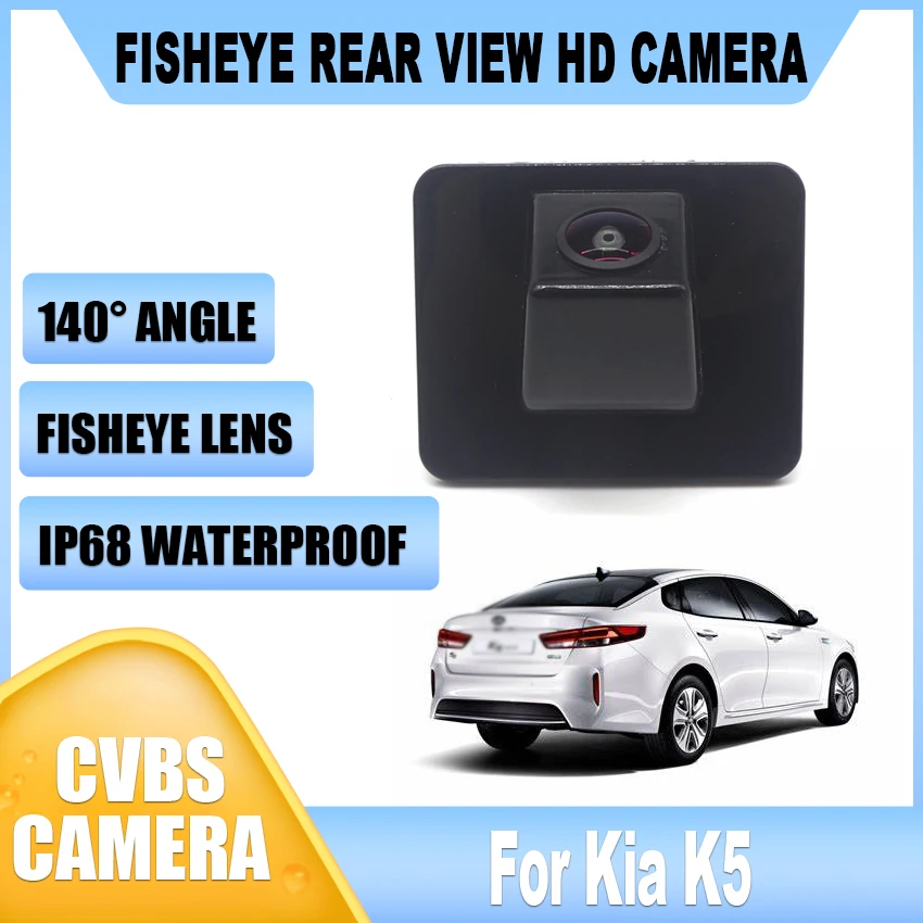 

CCD Full HD 1080P 140° Car Rear View Camera For Kia K5 Install in Factory Original Camera Hole Night Vision Reverse Reversing