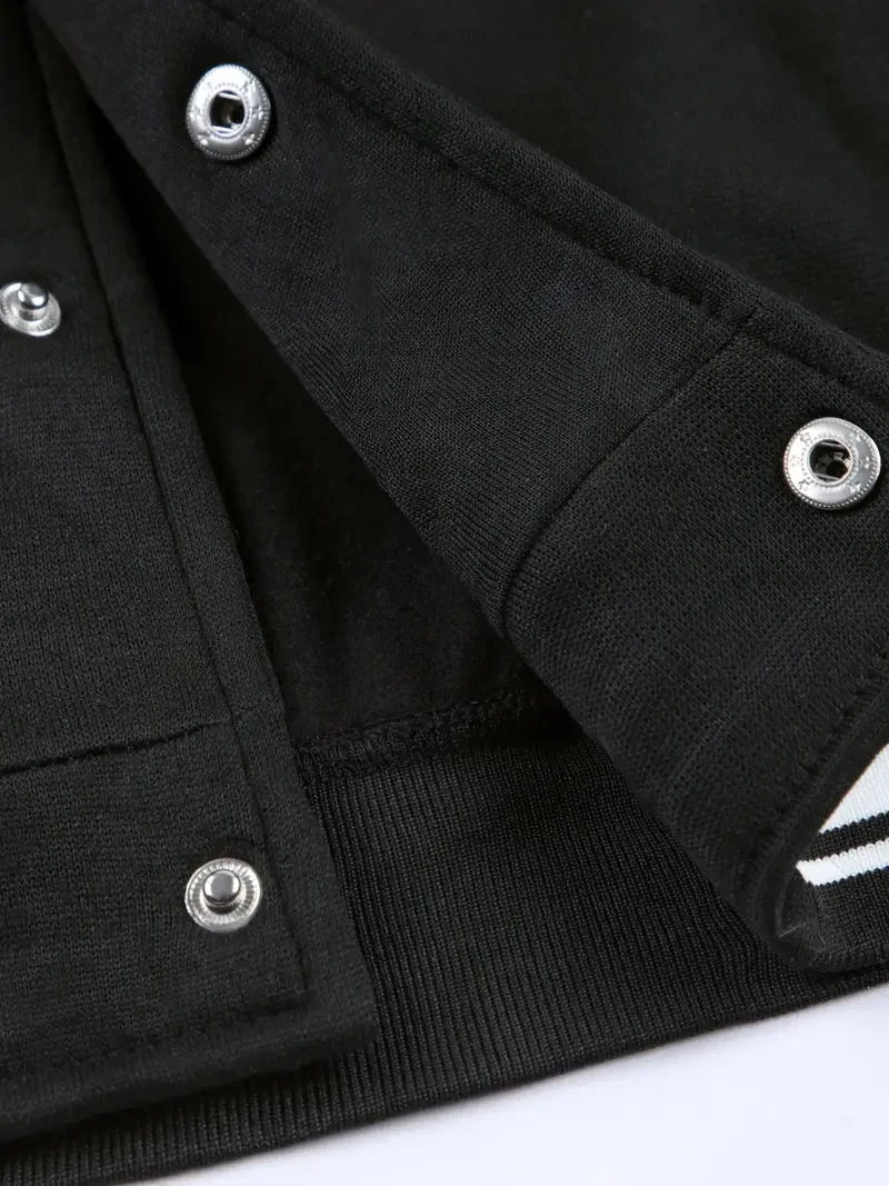 Baseball Jacke Damen Herren Herbst Winter Mäntel Fleece Oansatz Streetwear Hoodies Pullover Sweatshirt Trainingsanzug Kleidung Unisex