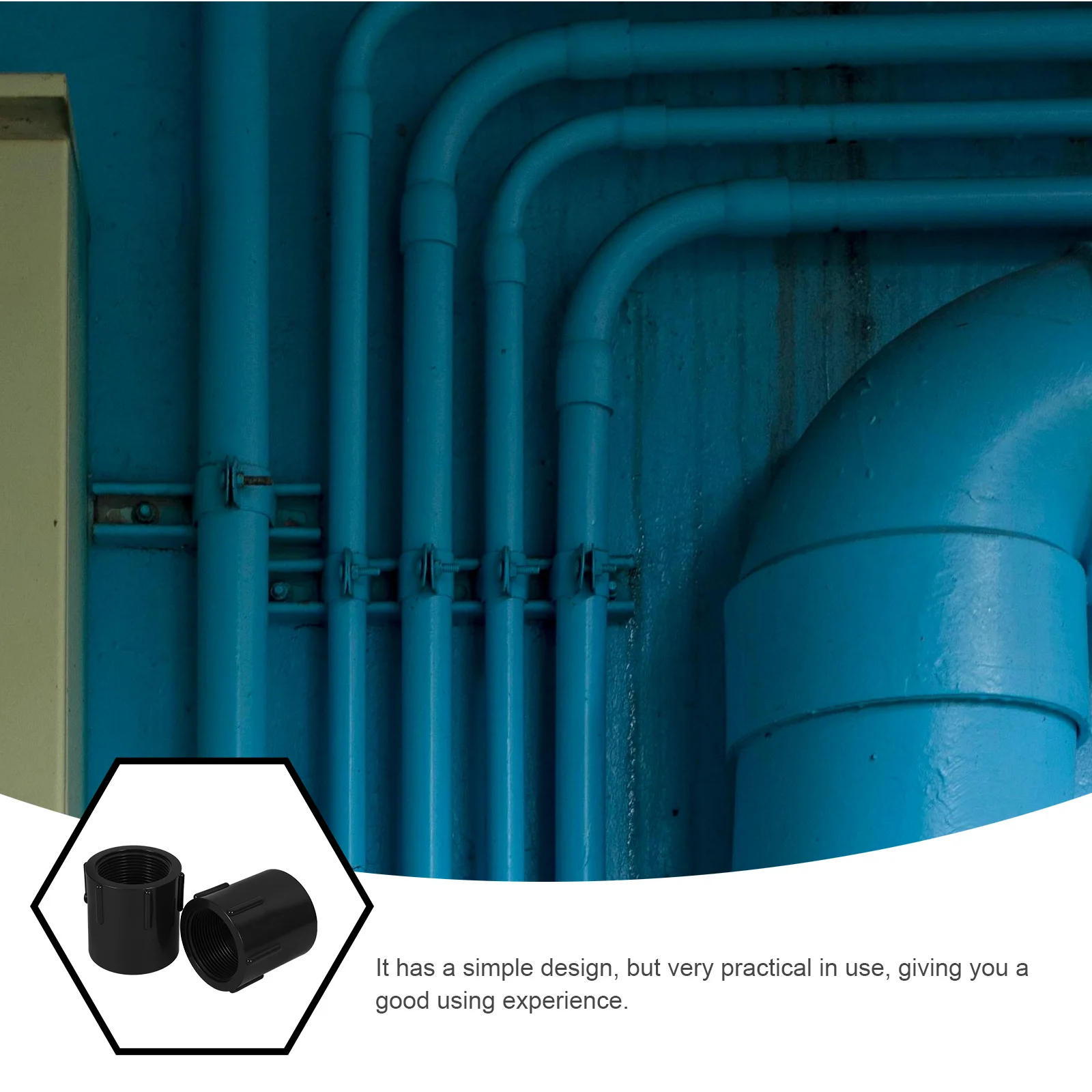 

2 шт. фитинг для труб из ПВХ, прочный, простая установка для садовой полки, конструкция поддержки, сменный адаптер для воды, фитинги