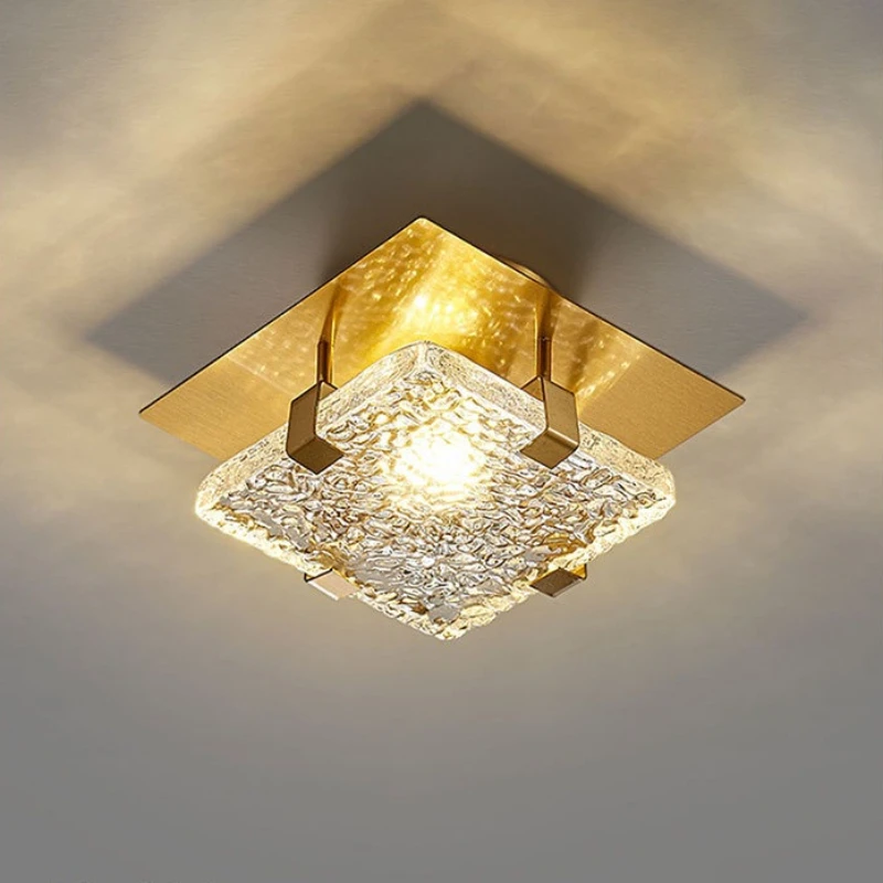 

Stainless Steel Ceiling Lamp Luxury Minimalist Chandelier Kitchen Corridor Bedroom Pendant Light Tricolor Decor Lighting Lamps