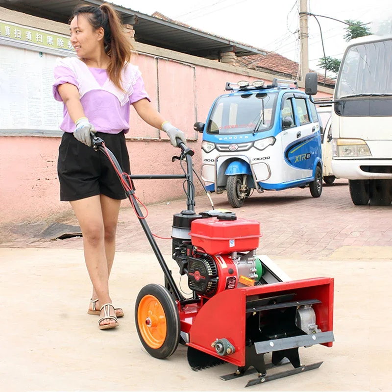 Four Wheel Drive   Weeding Machine, Rotary Tillage and Grass Crushing Machine