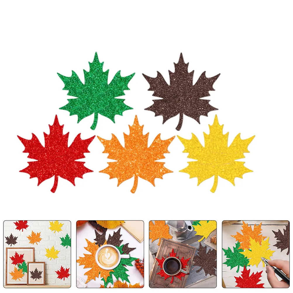 

20Pcs Writeable Maple Leaves Paper Cards for Thanksgiving Decorations Fall Harvest Gathering Guest Message Tags DIY Craft