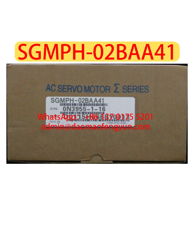 

SGMPH-02BAA41 Brand New Servo Motor SGMPH 02BAA41，Fast shipping
