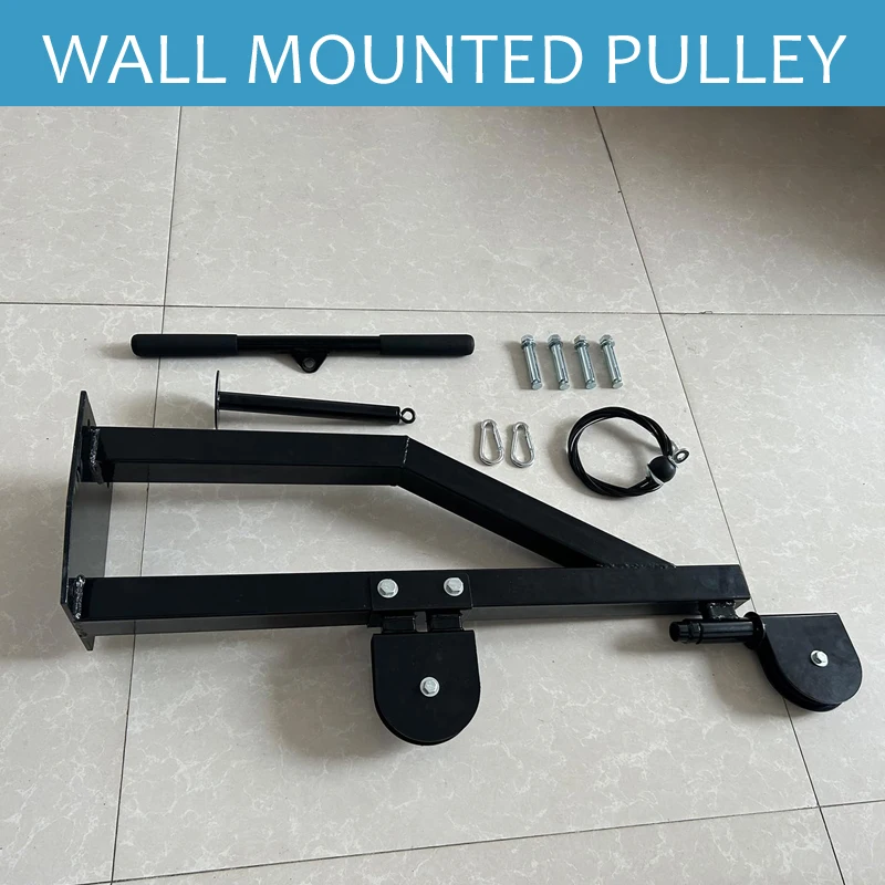 

Oversized Wall Mounted Pulley System Gym, LAT Pull Down Cable Attachments, Weight Cable Machine Gym Pulley System