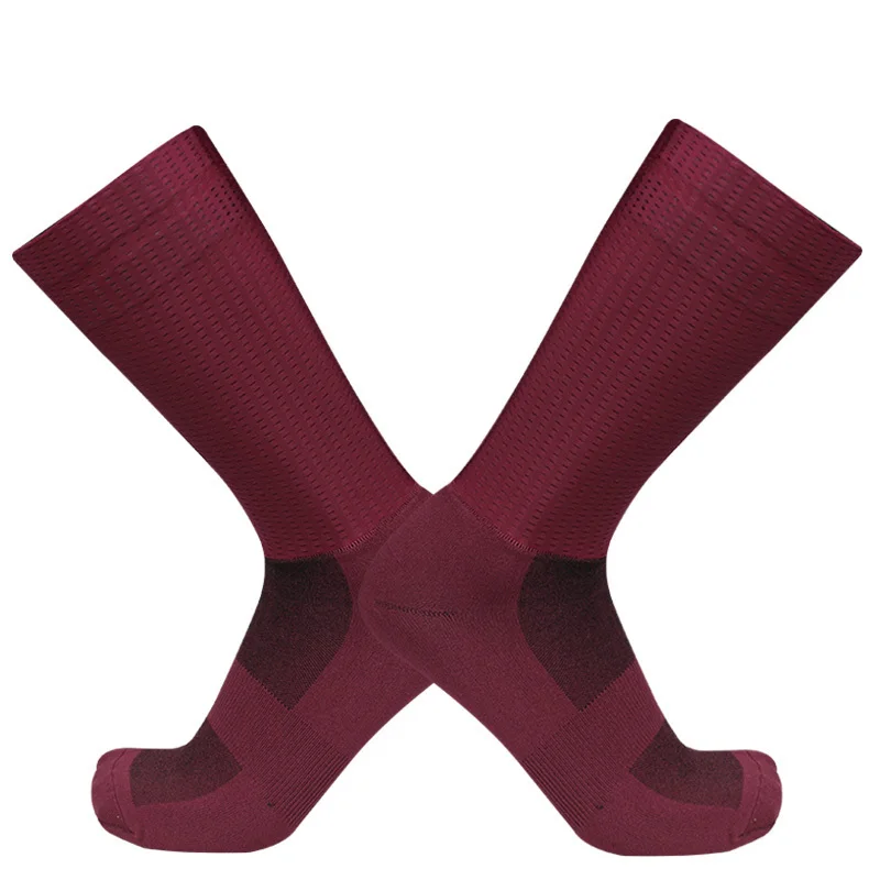 ニューバイクサマーエアロチームサイクリングソックス2024シリカゲル滑り止め通気性プロレーシングスポーツソックス男女兼用ソックス