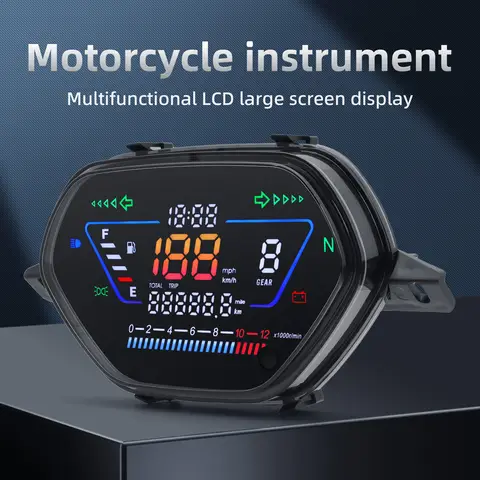 Motorcycle Speedometer LED Tachometer Dashboard Instrument for EX5 Class1 CX DX Honda Wave100 CD110 Alpha Ori Tokyoda DY110-2F