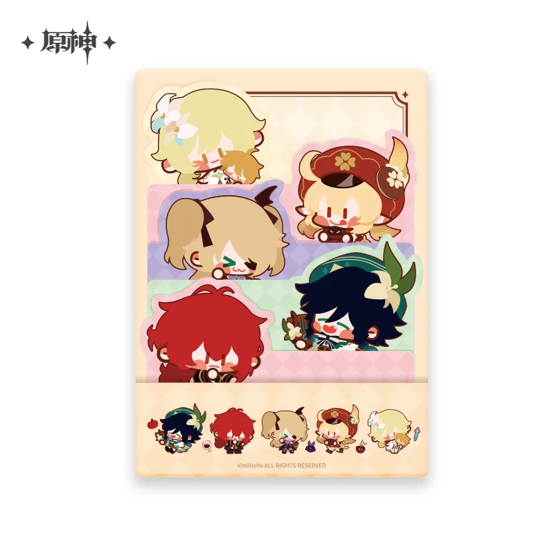 

[Official Product] MiHoYo Klee Chibi Characters Series Sticky Notes – Genshin Impact Anime Q Cosplay Accessories gift