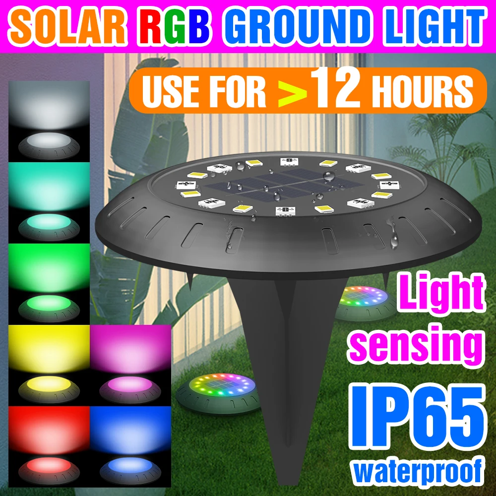 

LED Solar Lights Outdoor Garden Lamp IP65 Waterproof Christmas Lawn Light Patio Stair Garden Fence Buried Lamps Holiday Lighting