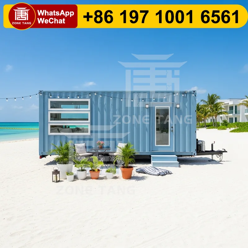 

Fabricated Homes Folding Bungalow Home Fashion Budget Friendly Flat Pack Home Standalone Home Foldable Structure Temporary Safe