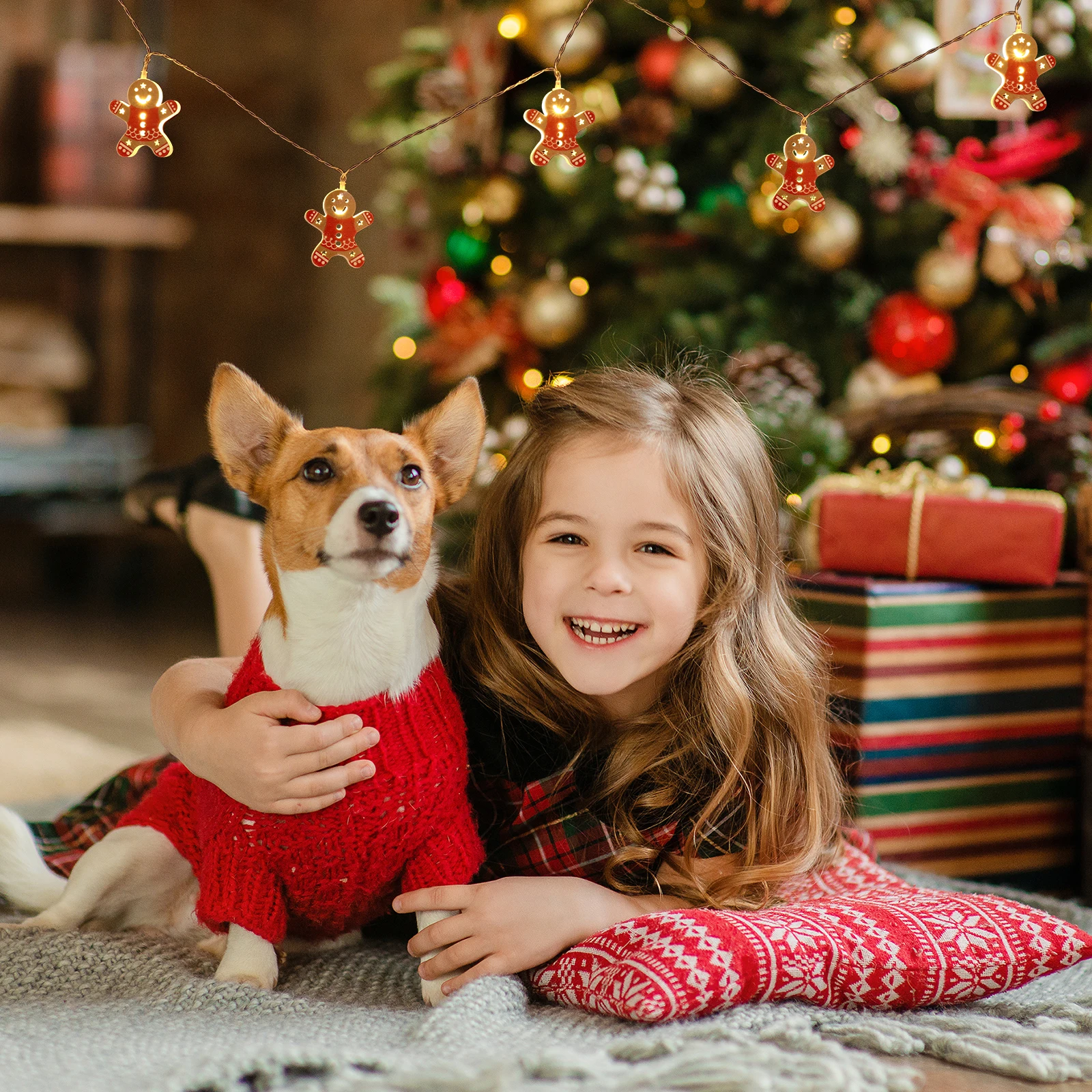 1 مجموعة 1 مجموعة 10 المصابيح عيد الميلاد ثلج Led سلسلة أضواء احتفالية ديكور للمنزل حديقة حفلة في الهواء الطلق عطلة الديكور عيد الميلاد مصباح #5