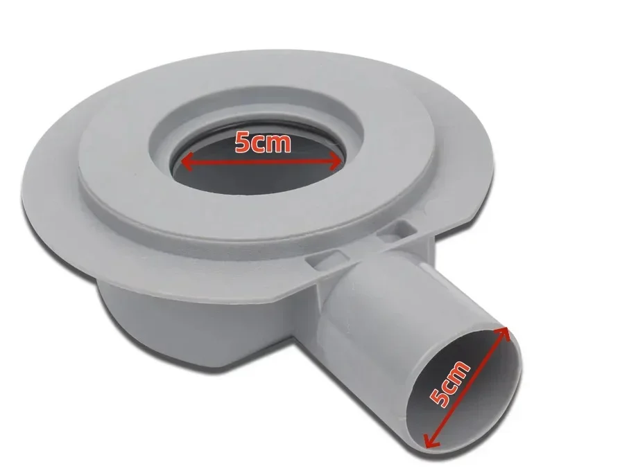 PVC Drain Joint pipe Adapter europe Pipe Connector Tile Floor Hardware Siphon Plastic Cleaner