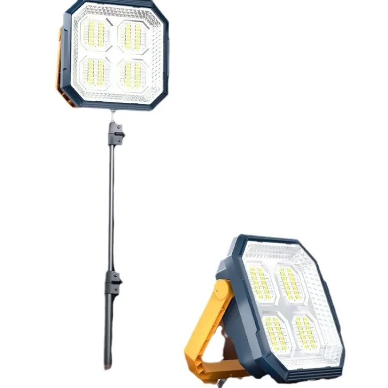 Illuminazione ricaricabile, luci da bancarella, lampadine solari da campeggio all'aperto