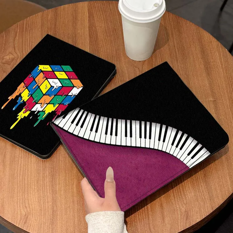 

Чехол для планшета с музыкальными нотами в стиле мультфильма для Lenovo Xiaoxin Legion Pad Tab Pro GT Y700 Gen4 2 11 P11 M10 K10 3rd Plus Gen Gift