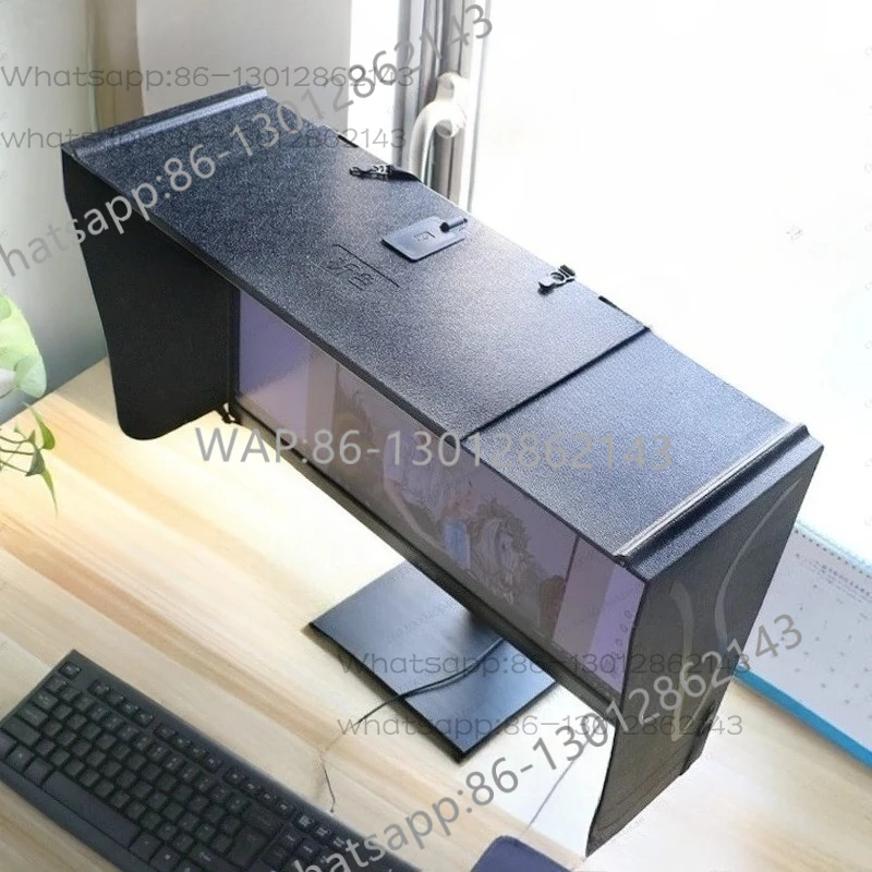 Computer Monitor Hood Desktop 17-27-Inch 41-71cm Width Sun Visor Printing And Graphic Design